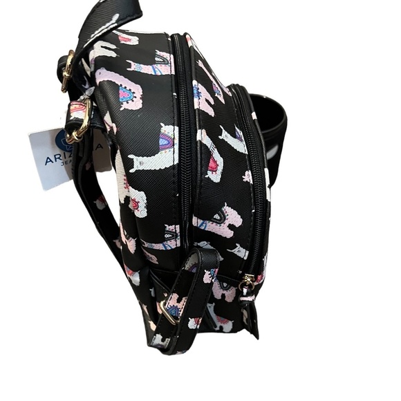 NWT Arizona Jeans &‎ CO Llama Mini Backpack | Black New